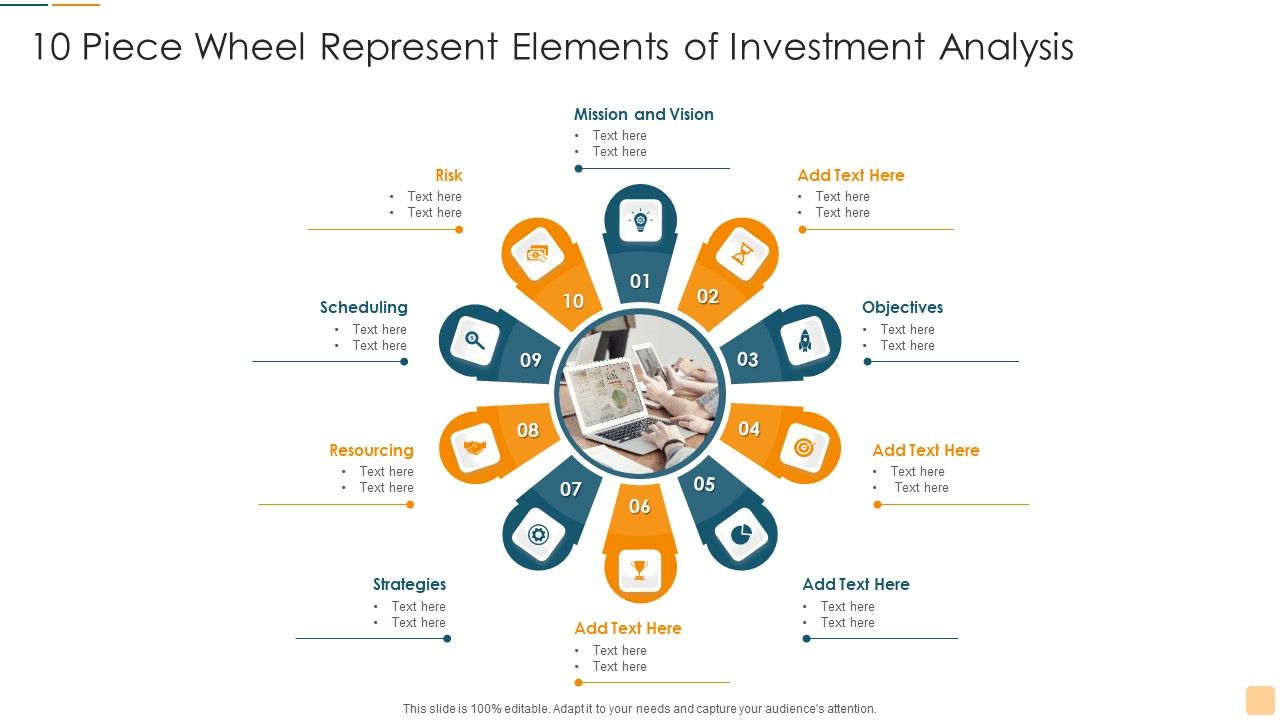 10_Piece_Wheel_Represent_Elements_Of_Investment_Analysis_Ppt_Infographics_Show_PDF_Slide_1.jpg