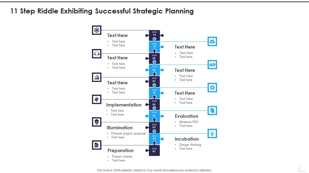 11_Step_Riddle_Exhibiting_Successful_Strategic_Planning_Template_PDF_Slide_1.jpg