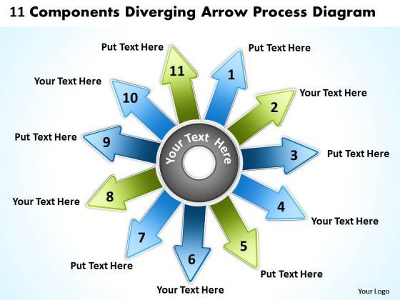 11_components_diverging_arrow_process_diagram_ppt_circular_layout_network_powerpoint_templates_1.jpg