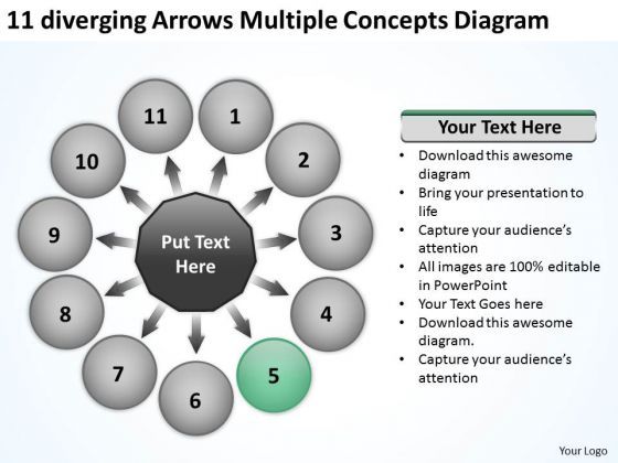 11_diverging_arrows_multilple_concepts_diagram_circular_spoke_process_powerpoint_slides_1.jpg