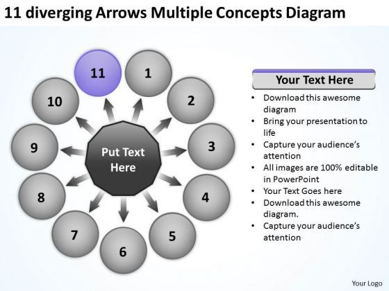 11_diverging_arrows_multilple_concepts_diagram_cycle_motion_process_powerpoint_templates_1.jpg