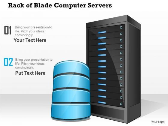 1_rack_of_blade_computer_servers_with_storage_or_database_within_a_datacenter_ppt_slides_1.jpg