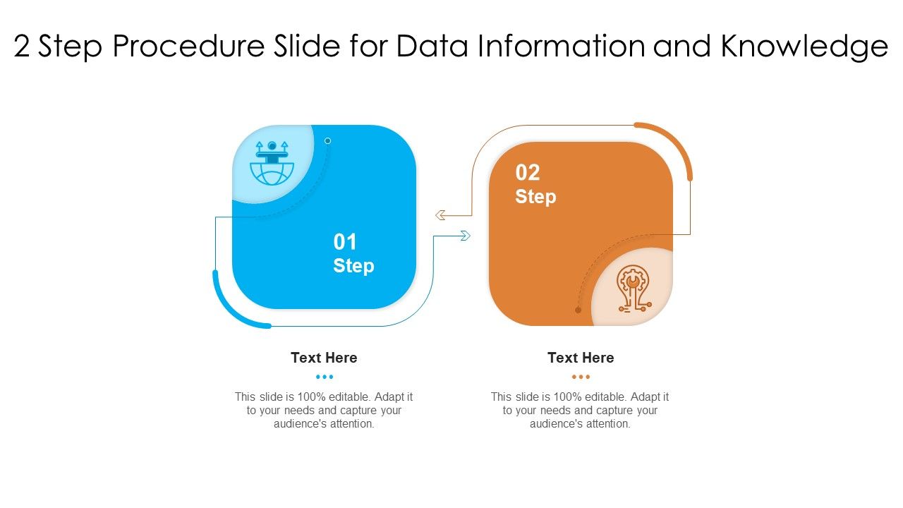2_Step_Procedure_Slide_For_Data_Information_And_Knowledge_Ppt_PowerPoint_Presentation_File_Images_PDF_Slide_1.jpg