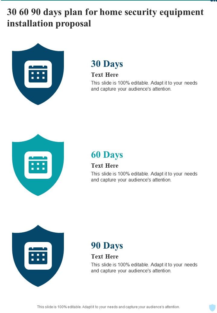 30_60_90_Days_Plan_For_Home_Security_Equipment_Installation_One_Pager_Sample_Example_Document_Slide_1.jpg