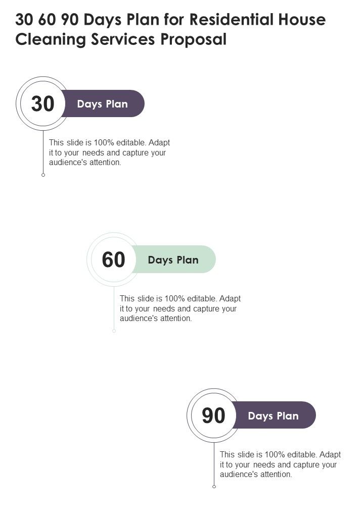 30_60_90_Days_Plan_For_Residential_House_Cleaning_Services_Proposal_One_Pager_Sample_Example_Document_Slide_1.jpg