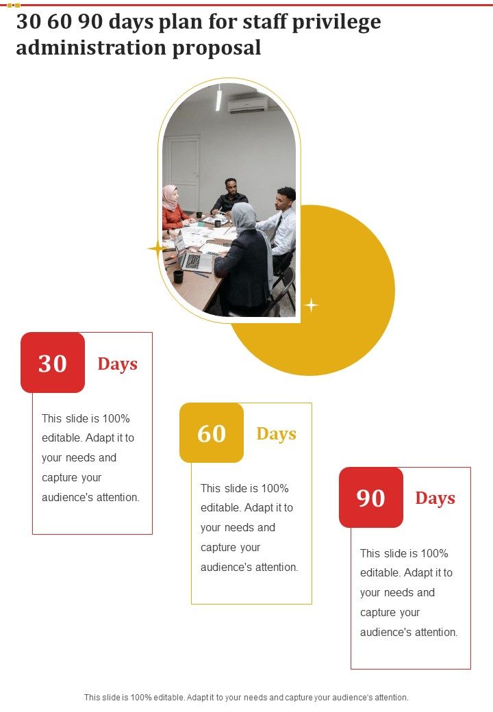 30_60_90_Days_Plan_For_Staff_Privilege_Administration_Proposal_One_Pager_Sample_Example_Document_Slide_1.jpg