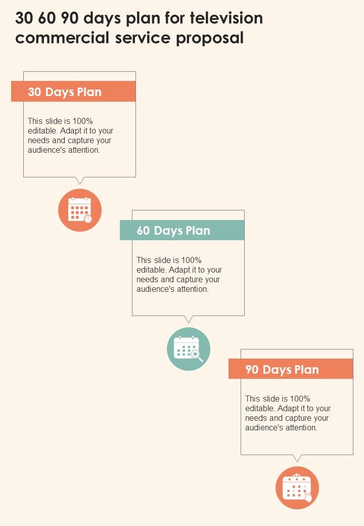 30_60_90_Days_Plan_For_Television_Commercial_Service_One_Pager_Sample_Example_Document_Slide_1.jpg
