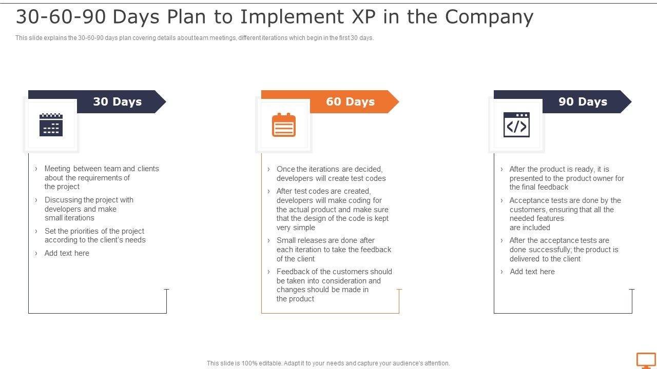 30_60_90_Days_Plan_To_Implement_XP_In_The_Company_Professional_PDF_Slide_1.jpg