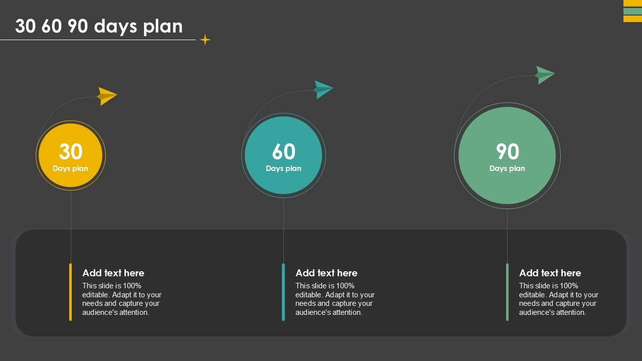 30 60 90 Days Plan Waste Control Platform Pitch Deck Ppt Template