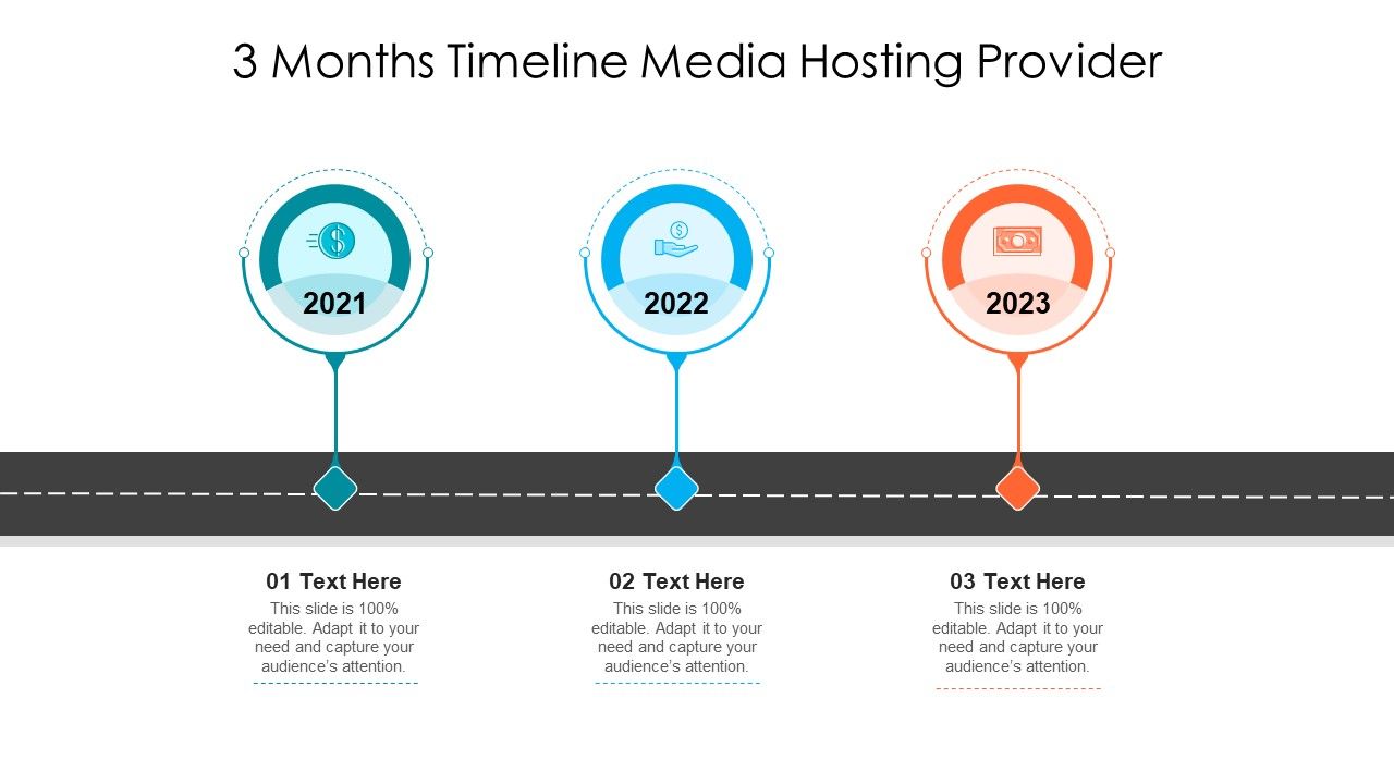 3_Months_Timeline_Media_Hosting_Provider_Ppt_PowerPoint_Presentation_File_Visuals_PDF_Slide_1.jpg