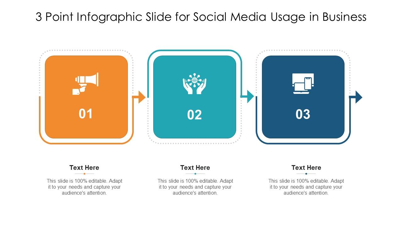 3_Point_Infographic_Slide_For_Social_Media_Usage_In_Business_Structure_PDF_Slide_1.jpg