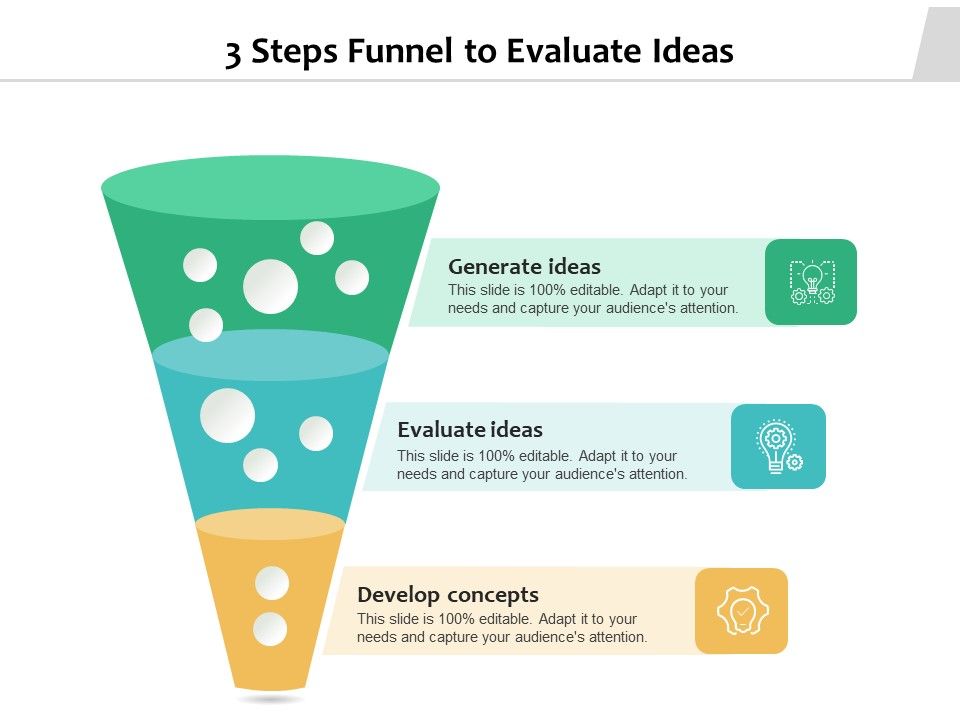 3_Steps_Funnel_To_Evaluate_Ideas_Ppt_PowerPoint_Presentation_File_Picture_PDF_Slide_1.jpg