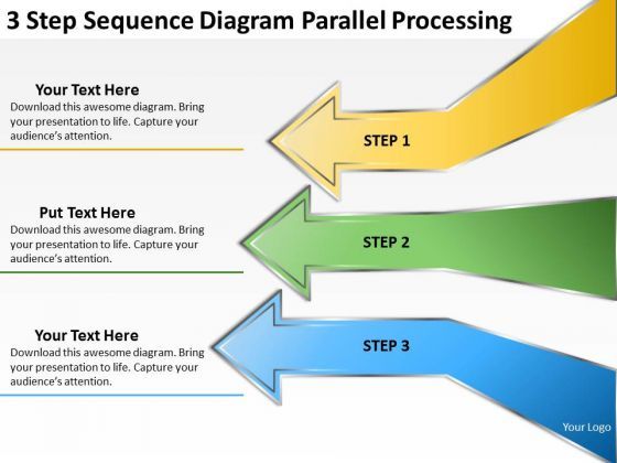 3_step_sequence_diagram_parallel_processing_record_label_business_plan_powerpoint_templates_1.jpg