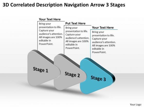 3d_correlated_description_navigation_arrow_stages_freeware_flowchart_slides_powerpoint_templates_1.jpg