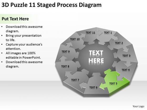 3d_puzzle_11_staged_process_diagram_ppt_how_do_write_business_plan_free_powerpoint_templates_1.jpg