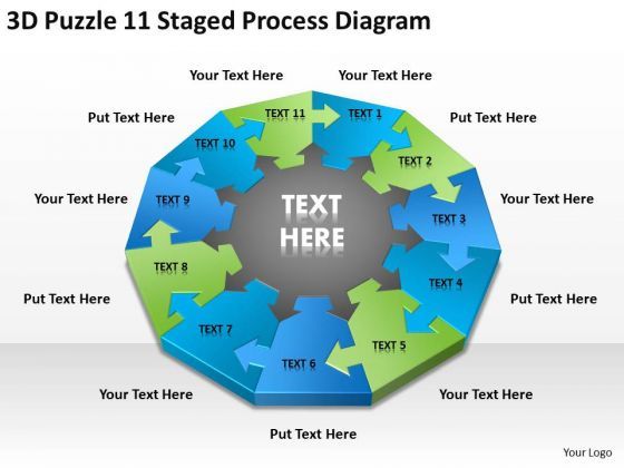 3d_puzzle_11_staged_process_diagram_ppt_simple_business_plan_template_powerpoint_slides_1.jpg