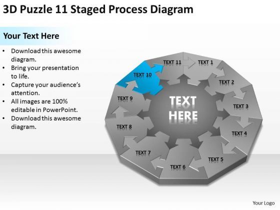 3d_puzzle_11_staged_process_diagram_ppt_simple_business_plan_templates_powerpoint_slides_1.jpg