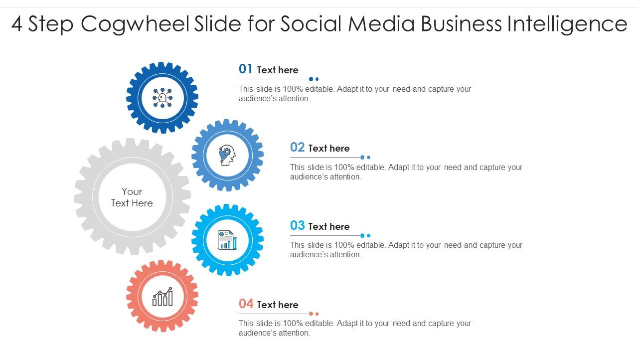 4_Step_Cogwheel_Slide_For_Social_Media_Business_Intelligence_Ppt_PowerPoint_Presentation_File_Skills_PDF_Slide_1.jpg