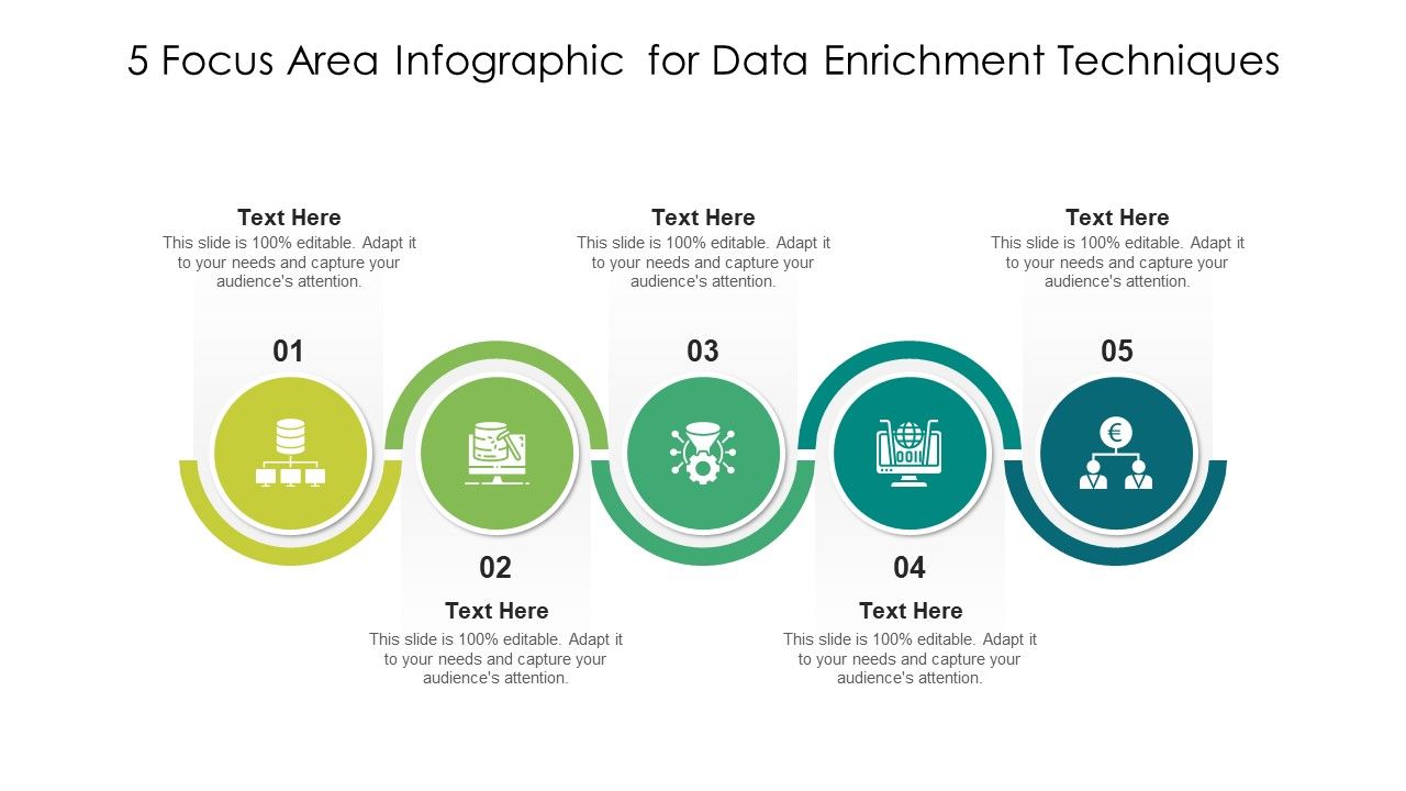 5_Focus_Area_Infographic_For_Data_Enrichment_Techniques_Ppt_Model_Sample_PDF_Slide_1.jpg