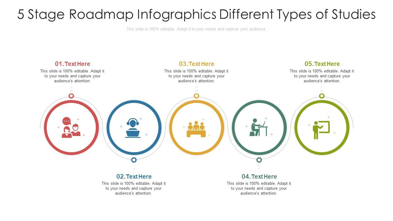 5_Stage_Roadmap_Infographics_Different_Types_Of_Studies_Ppt_PowerPoint_Presentation_Gallery_Graphics_Design_PDF_Slide_1.jpg