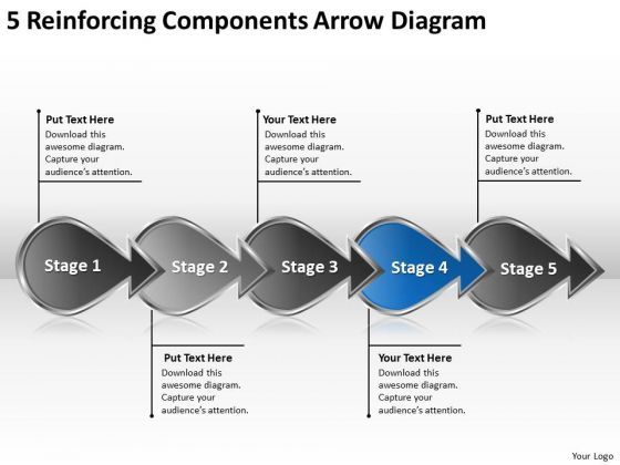 5_reinforcing_components_arrow_diagram_chart_business_prototyping_powerpoint_slides_1.jpg