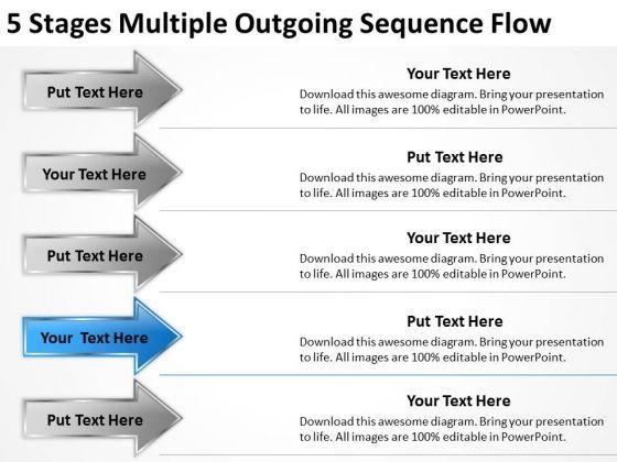 5_stages_multiple_outgoing_sequence_flow_franchise_business_plan_sample_powerpoint_slides_1.jpg