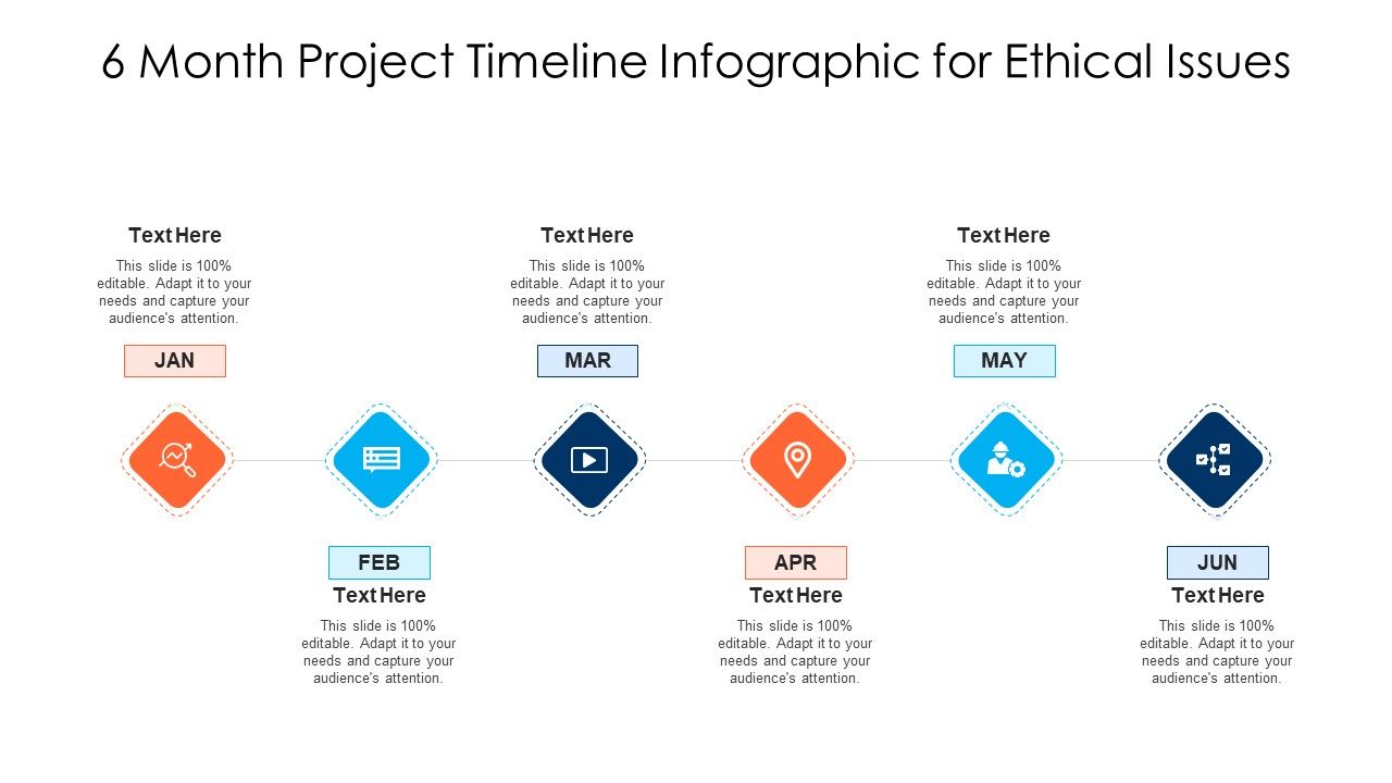 6_Month_Project_Timeline_Infographic_For_Ethical_Issues_Ppt_PowerPoint_Presentation_File_Graphic_Tips_PDF_Slide_1.jpg