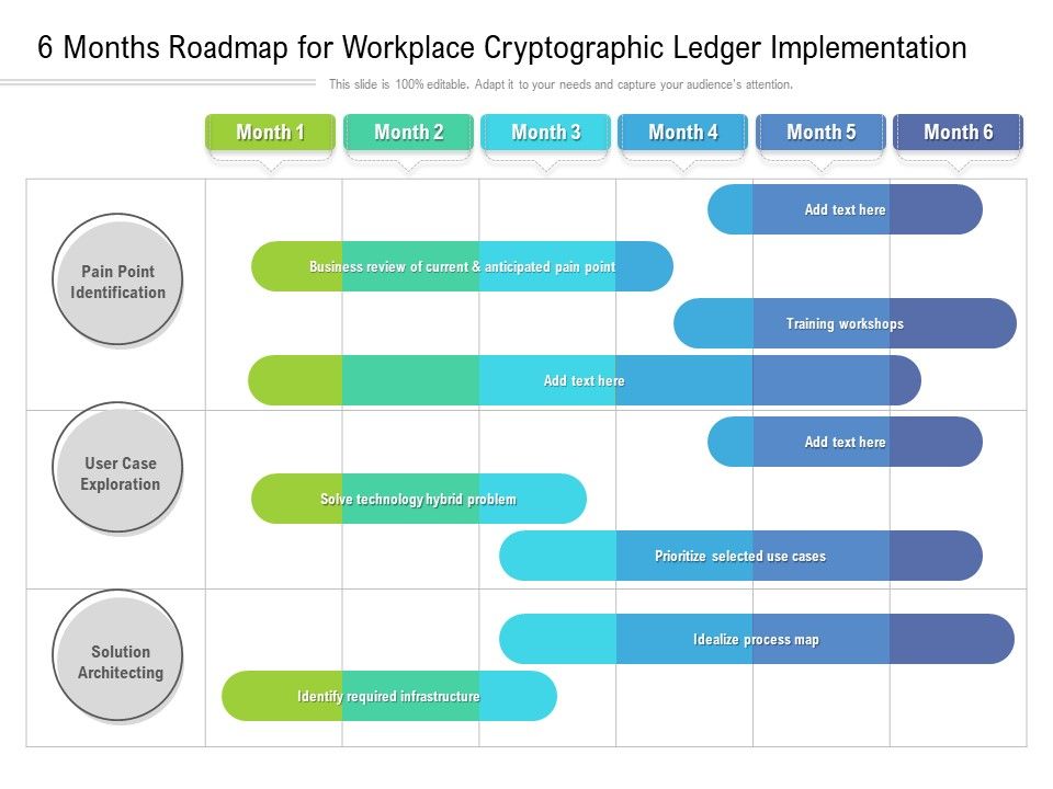 6_Months_Roadmap_For_Workplace_Cryptographic_Ledger_Implementation_Rules_Slide_1.jpg
