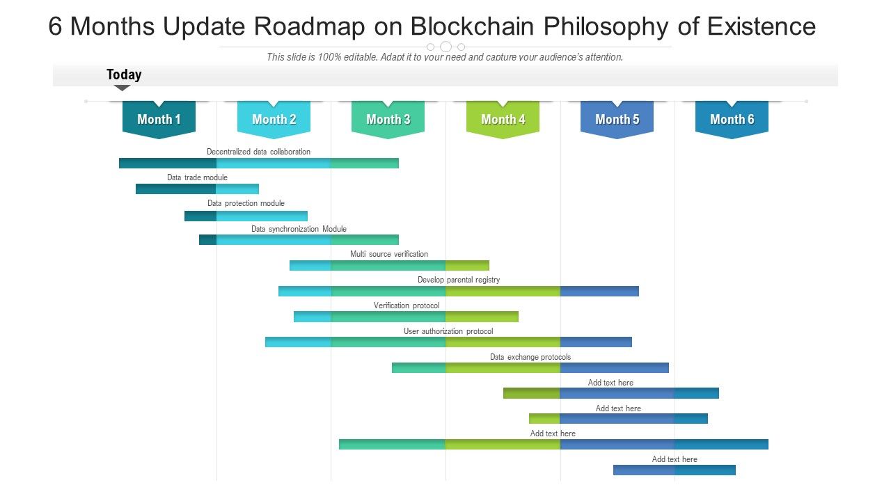 6_Months_Update_Roadmap_On_Blockchain_Philosophy_Of_Existence_Professional_Slide_1.jpg