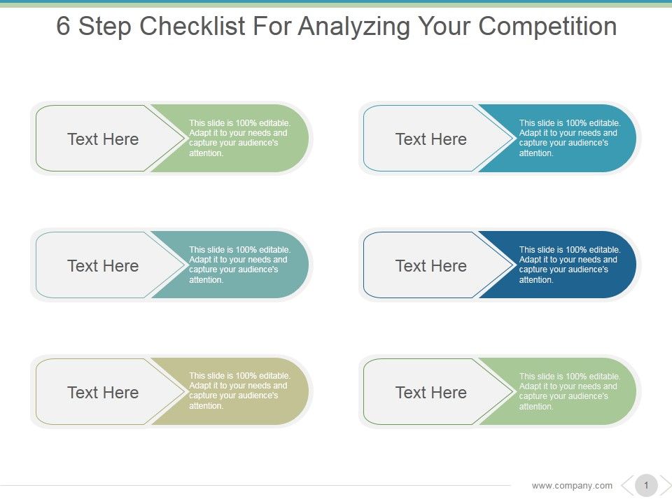 6_Step_Checklist_For_Analyzing_Your_Competition_Ppt_PowerPoint_Presentation_Design_Ideas_Slide_1.jpg