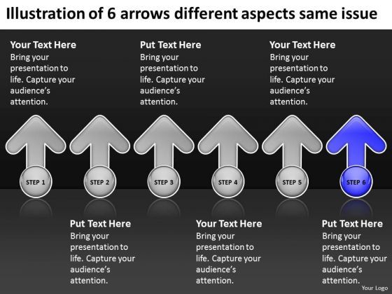 6_arrows_different_aspects_same_issue_ppt_sample_business_plan_powerpoint_templates_1.jpg