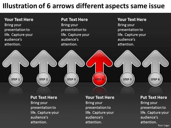 6_arrows_different_aspects_same_issue_restaurant_business_plan_powerpoint_slides_1.jpg