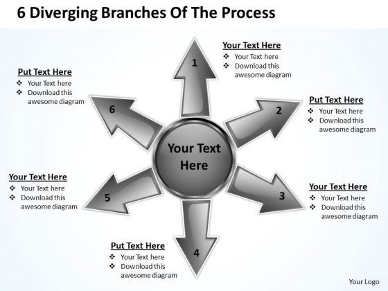 6_diverging_branches_of_the_process_circular_flow_chart_powerpoint_slides_1.jpg