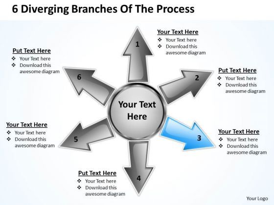 6_diverging_branches_of_the_process_relative_circular_arrow_chart_powerpoint_templates_1.jpg