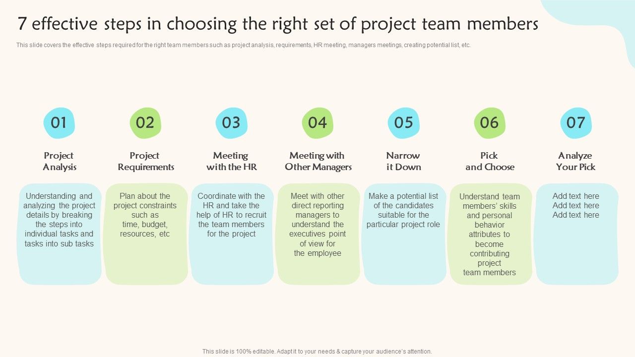 7_Effective_Steps_In_Choosing_The_Right_Set_Of_Project_Team_Members_Teams_Working_Towards_A_Shared_Objective_Infographics_PDF_Slide_1.jpg