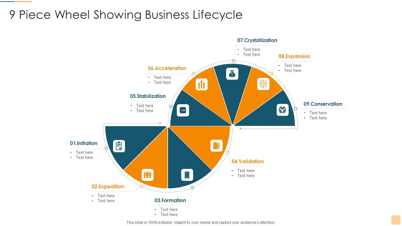 9_Piece_Wheel_Showing_Business_Lifecycle_Ppt_Professional_Portfolio_PDF_Slide_1.jpg