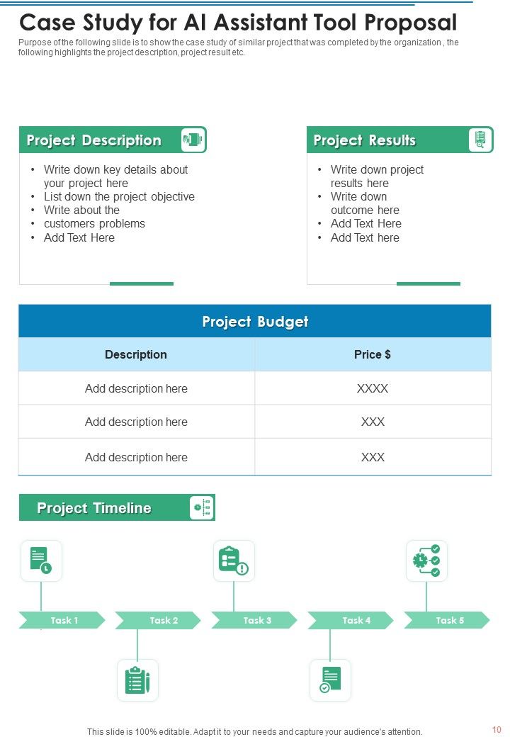 AI Assistant Tool Proposal Example Document Report Doc Pdf Ppt