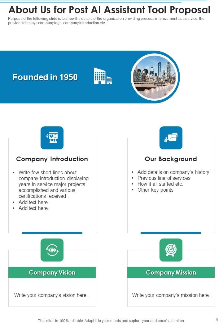 AI Assistant Tool Proposal Example Document Report Doc Pdf Ppt