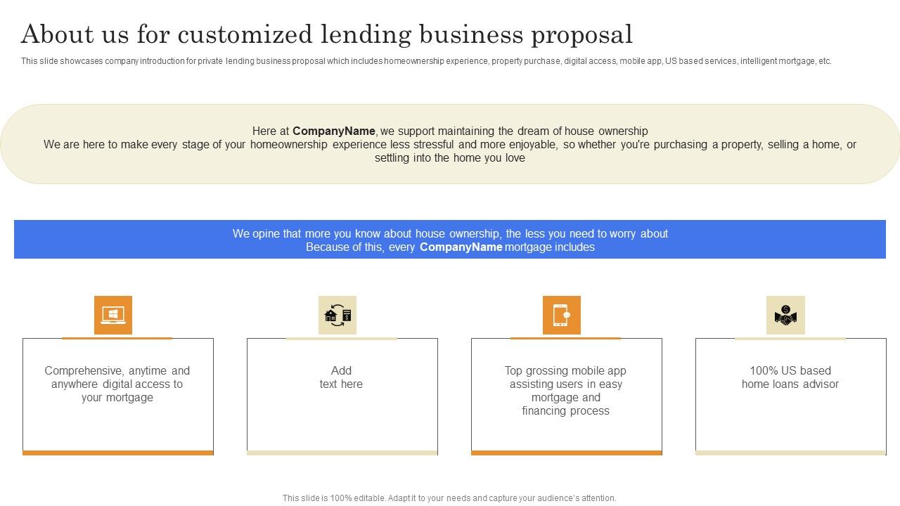 About_Us_For_Customized_Lending_Business_Proposal_Demonstration_PDF_Slide_1.jpg