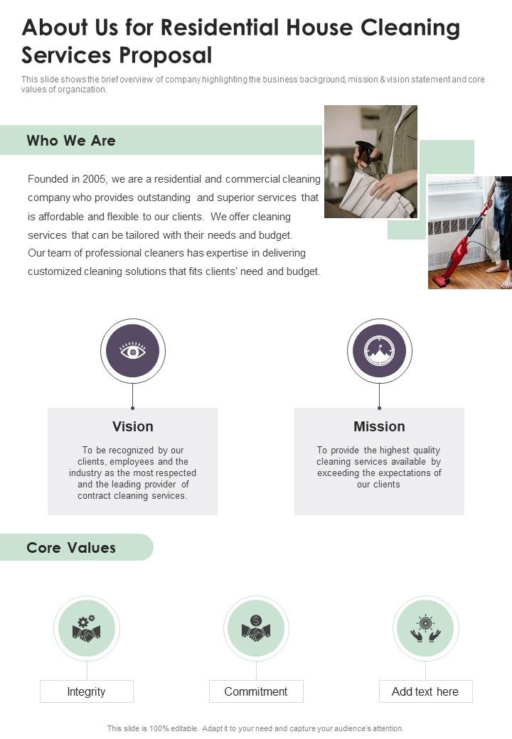 About_Us_For_Residential_House_Cleaning_Services_Proposal_One_Pager_Sample_Example_Document_Slide_1.jpg