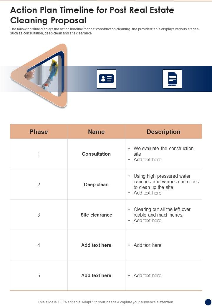 Action_Plan_Timeline_For_Post_Real_Estate_Cleaning_Proposal_One_Pager_Sample_Example_Document_Slide_1.jpg