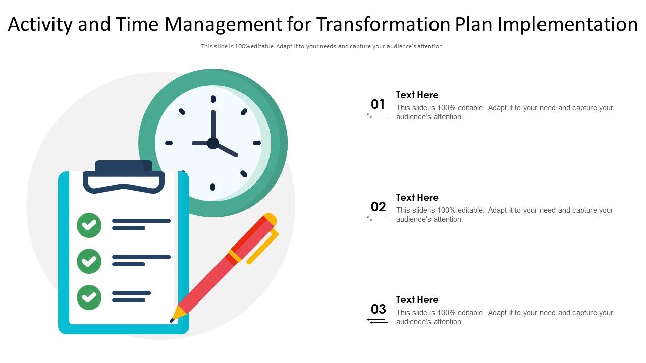 Activity_And_Time_Management_For_Transformation_Plan_Implementation_Ppt_PowerPoint_Presentation_File_Slideshow_PDF_Slide_1.jpg