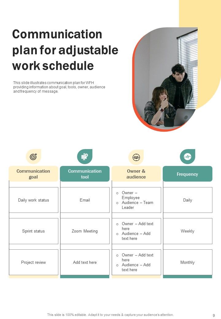 Adjustable Work Schedule Proposal Example Document Report Doc Pdf Ppt