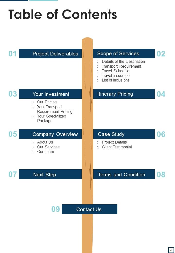 Administrating Business Tour And Travel Service Proposal Example Document Report Doc Pdf