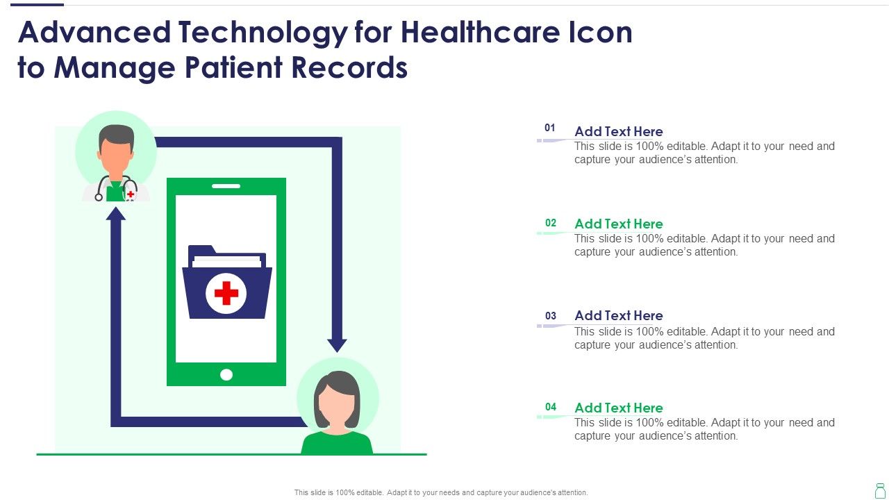 Advanced_Technology_For_Healthcare_Icon_To_Manage_Patient_Records_Guidelines_PDF_Slide_1.jpg