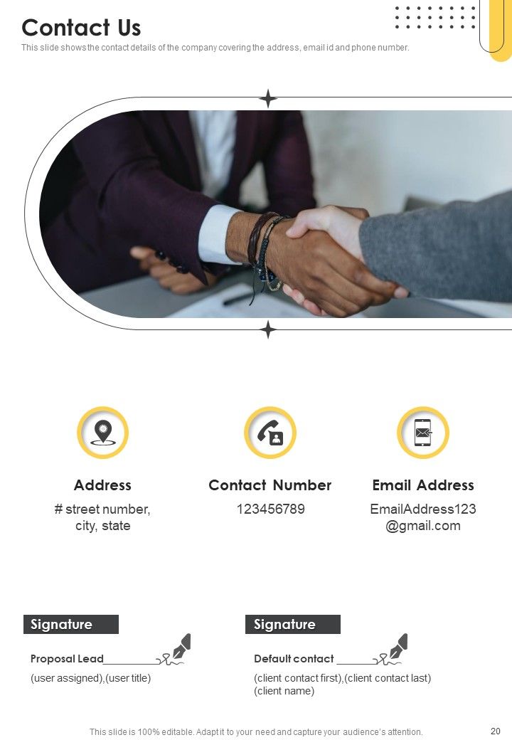 Advertising And Marketing Job Profile Proposal Example Document Report Doc Pdf Ppt