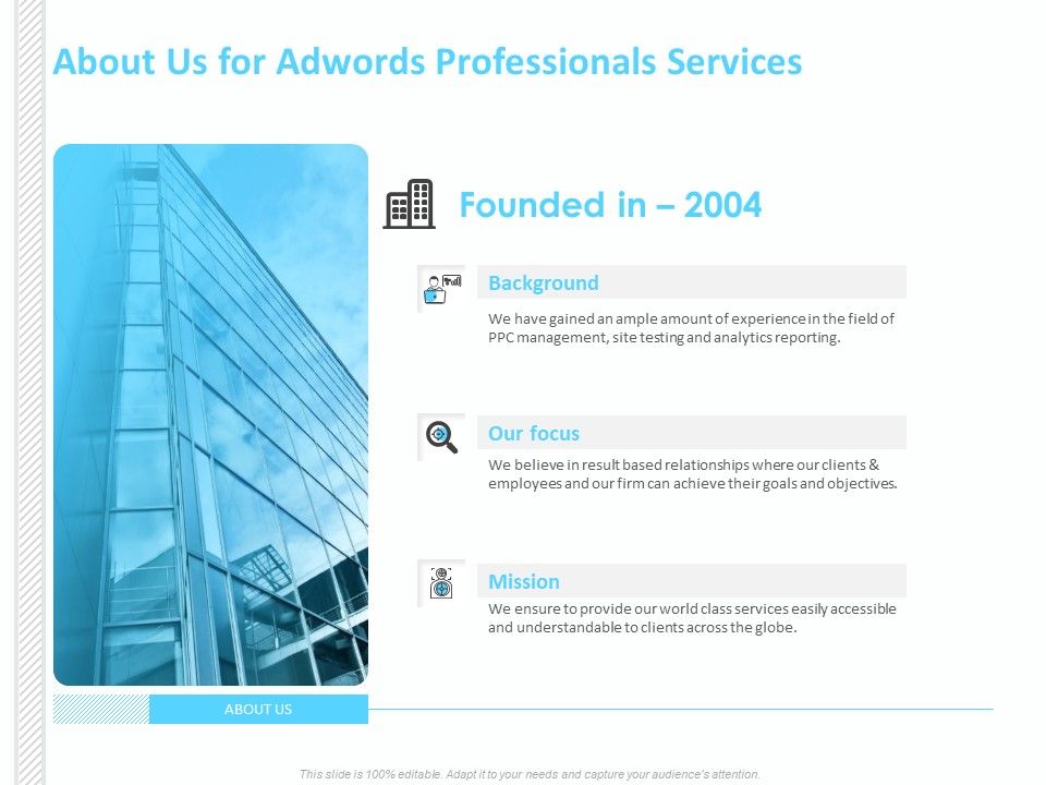 Adwords_PPC_About_Us_For_Adwords_Professionals_Services_Ppt_Slides_Graphics_Example_PDF_Slide_1.jpg