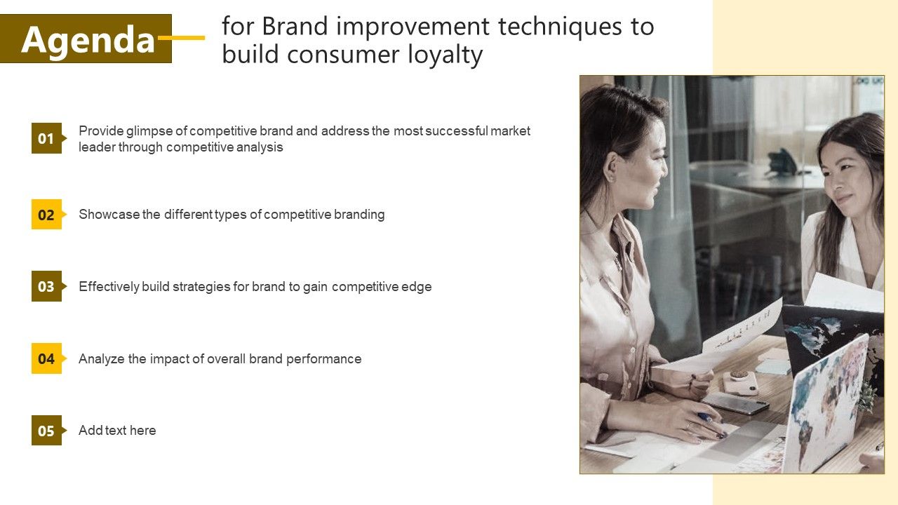Agenda_For_Brand_Improvement_Techniques_To_Build_Consumer_Loyalty_Slides_PDF_Slide_1.jpg