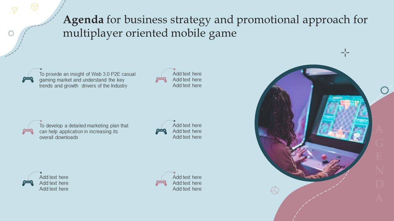 Agenda_For_Business_Strategy_And_Promotional_Approach_For_Multiplayer_Oriented_Mobile_Game_Background_PDF_Slide_1.jpg