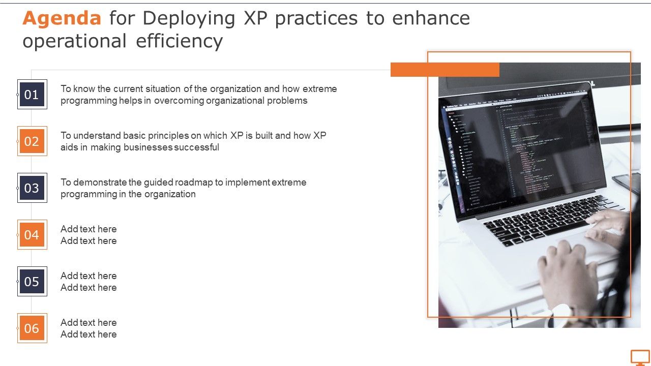 Agenda_For_Deploying_XP_Practices_To_Enhance_Operational_Efficiency_Portrait_PDF_Slide_1.jpg